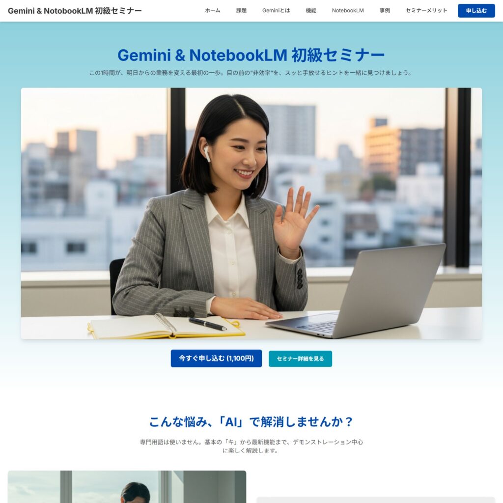 Gemini-NotobookLM-初級セミナー